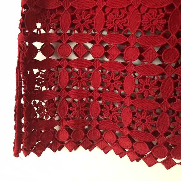 Anthropologie Lili’s Closet red skirt - Picture 3 of 6